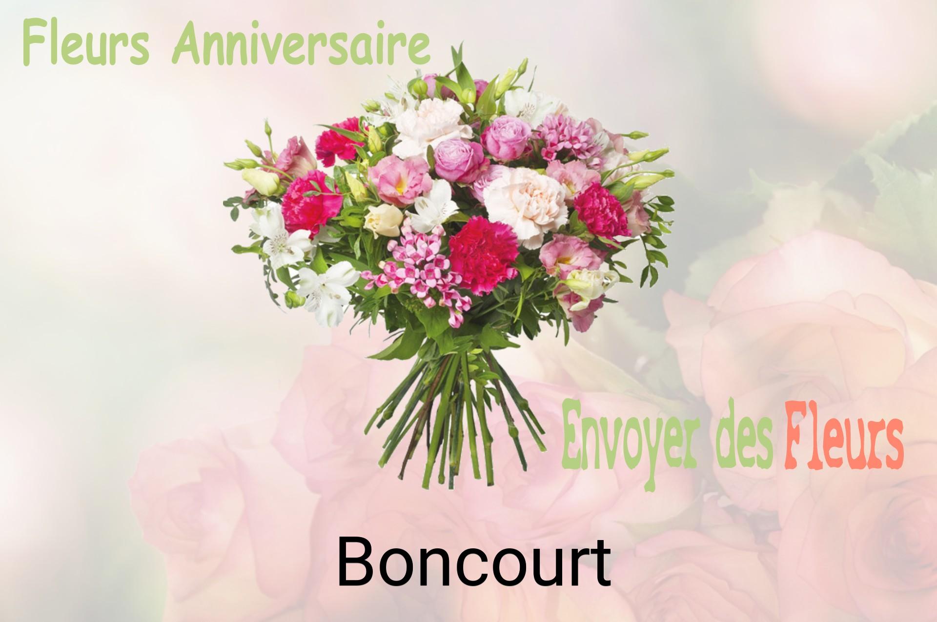 Bouquet de fleurs d’anniversaire livré à Boncourt