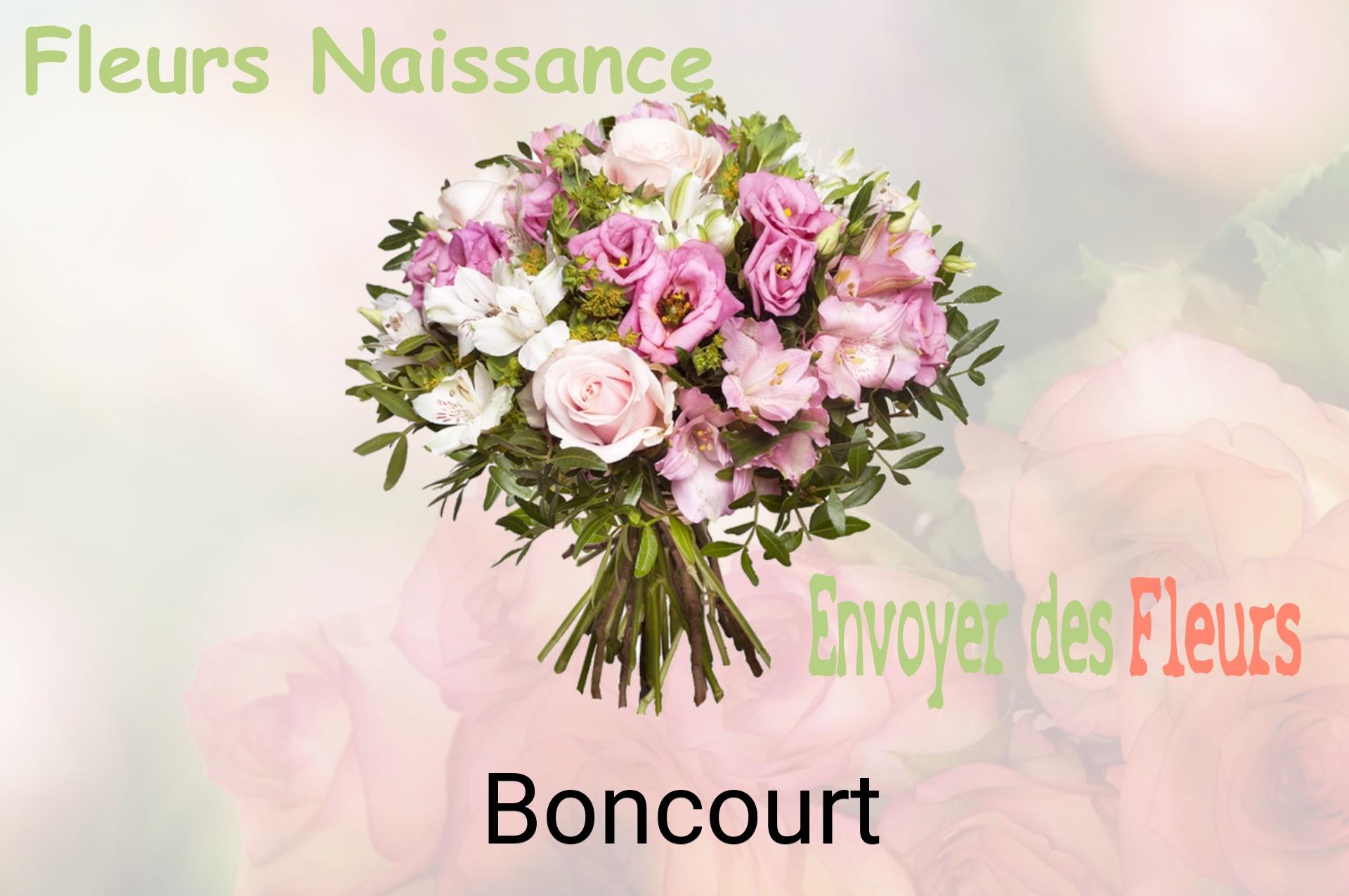 Bouquet de fleurs de naissance livré à Boncourt